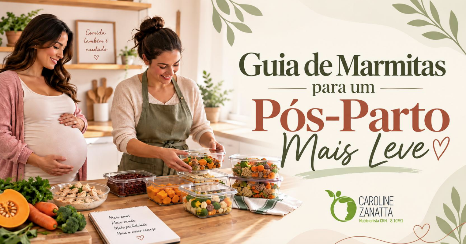 Guia de Marmitas para um Pós-Parto Mais Leve